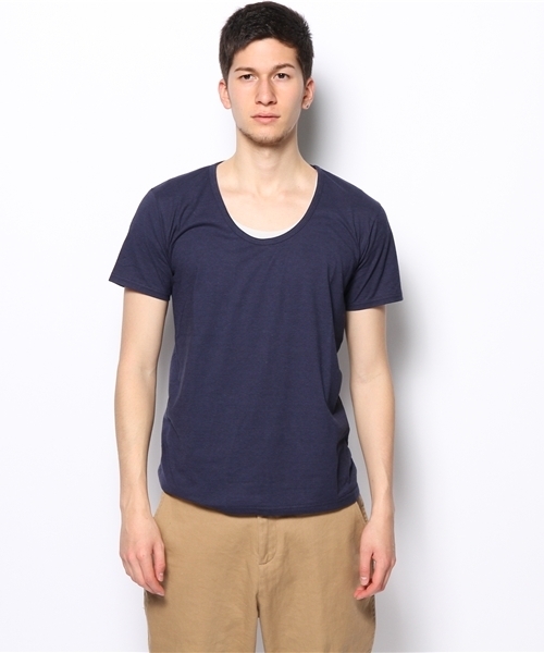 SHIPS JET BLUE（シップスジェットブルー）の「JB: ゛COOL MAX゛ TEE 13SS（Tシャツ/カットソー・メンズ・ピンク/ネイビー/チャコールグレー/ホワイト/ライトグリーン/イエロー/ダークグレー/ワイン/ナチュラル/ブラック/ライトブルー/ブルー・SMALL/MEDIUM/LARGE）」の13枚目の写真