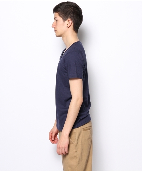 SHIPS JET BLUE（シップスジェットブルー）の「JB: ゛COOL MAX゛ TEE 13SS（Tシャツ/カットソー・メンズ・ピンク/ネイビー/チャコールグレー/ホワイト/ライトグリーン/イエロー/ダークグレー/ワイン/ナチュラル/ブラック/ライトブルー/ブルー・SMALL/MEDIUM/LARGE）」の14枚目の写真