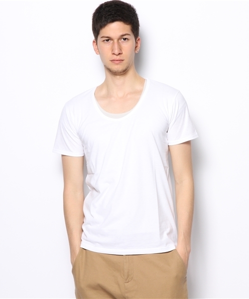 SHIPS JET BLUE（シップスジェットブルー）の「JB: ゛COOL MAX゛ TEE 13SS（Tシャツ/カットソー・メンズ・ピンク/ネイビー/チャコールグレー/ホワイト/ライトグリーン/イエロー/ダークグレー/ワイン/ナチュラル/ブラック/ライトブルー/ブルー・SMALL/MEDIUM/LARGE）」の19枚目の写真