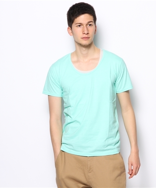 SHIPS JET BLUE（シップスジェットブルー）の「JB: ゛COOL MAX゛ TEE 13SS（Tシャツ/カットソー・メンズ・ピンク/ネイビー/チャコールグレー/ホワイト/ライトグリーン/イエロー/ダークグレー/ワイン/ナチュラル/ブラック/ライトブルー/ブルー・SMALL/MEDIUM/LARGE）」の22枚目の写真