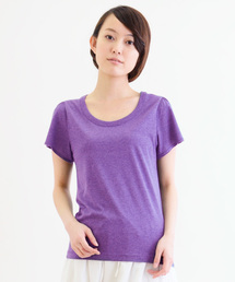 Ly/C天竺/テレコ 半袖P/O