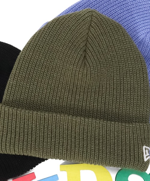 NEW ERA（ニューエラ）の「ニューエラ キッズ カフ ニット帽（ニットキャップ/ビーニー・キッズ・ブラック/ネイビー/ベージュ/ベージュ系その他/グリーン/ベージュ系その他2/オリーブ/ライトブルー/オレンジ/オフホワイト/コーラルピンク・FREE）」の6枚目の写真
