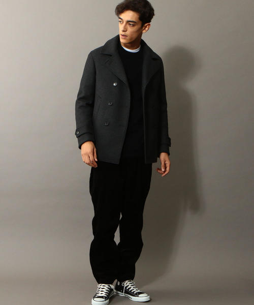 BEAUTY&YOUTH UNITED ARROWS（ビューティーアンドユースユナイテッドアローズ）の「BY メルトン パデット ピーコート（ピーコート・メンズ・ダークグレー/ネイビー・X-LARGE/MEDIUM/LARGE/SMALL）」の15枚目の写真