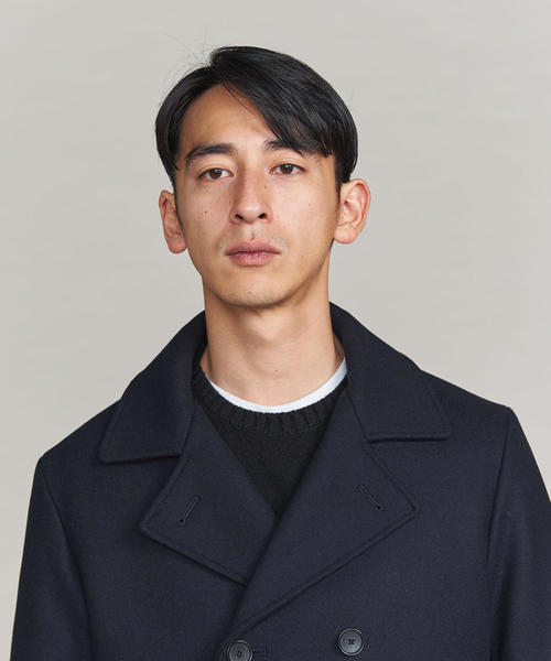 BEAUTY&YOUTH UNITED ARROWS（ビューティーアンドユースユナイテッドアローズ）の「BY メルトン パデット ピーコート（ピーコート・メンズ・ダークグレー/ネイビー・X-LARGE/MEDIUM/LARGE/SMALL）」の14枚目の写真