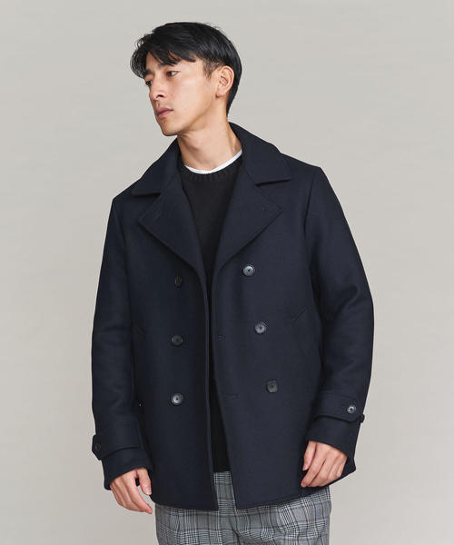 BEAUTY&YOUTH UNITED ARROWS（ビューティーアンドユースユナイテッドアローズ）の「BY メルトン パデット ピーコート（ピーコート・メンズ・ダークグレー/ネイビー・X-LARGE/MEDIUM/LARGE/SMALL）」の6枚目の写真