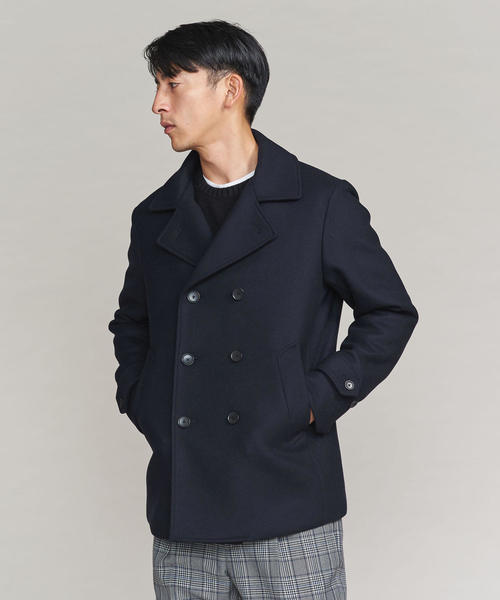 BEAUTY&YOUTH UNITED ARROWS（ビューティーアンドユースユナイテッドアローズ）の「BY メルトン パデット ピーコート（ピーコート・メンズ・ダークグレー/ネイビー・X-LARGE/MEDIUM/LARGE/SMALL）」の7枚目の写真