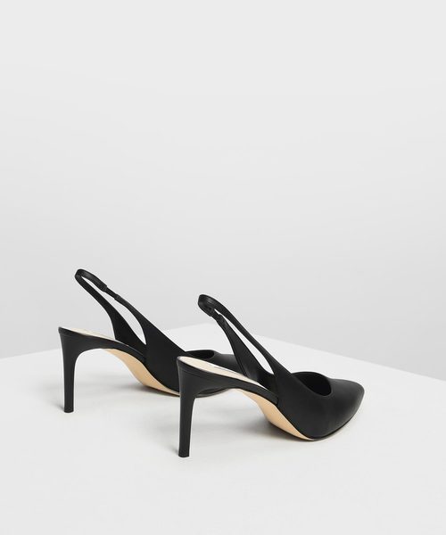 CHARLES & KEITH(チャールズ & キース)の「ポインテッドトゥ スリングバッグ / Pointed Toe Slingbacks(サンダル・レディース・ブラック/ブルー/アイボリー・22.5cm/23cm/23.5cm/24.5cm/25cm)」の6枚目の写真