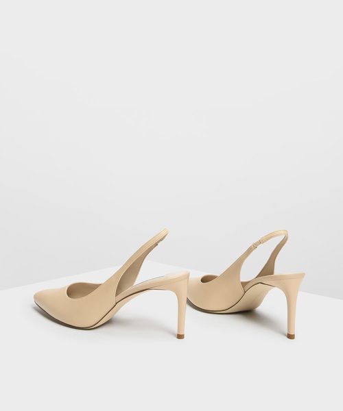 CHARLES & KEITH(チャールズ & キース)の「ポインテッドトゥ スリングバッグ / Pointed Toe Slingbacks(サンダル・レディース・ブラック/ブルー/アイボリー・22.5cm/23cm/23.5cm/24.5cm/25cm)」の12枚目の写真