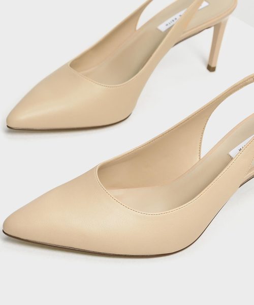 CHARLES & KEITH(チャールズ & キース)の「ポインテッドトゥ スリングバッグ / Pointed Toe Slingbacks(サンダル・レディース・ブラック/ブルー/アイボリー・22.5cm/23cm/23.5cm/24.5cm/25cm)」の13枚目の写真