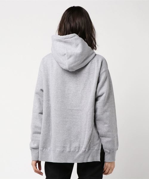kha:ki(カーキ)の「「KHA:KI / カーキ」リメイクフードパーカーREMAKE P/O HOODIE"WAYFARER"(パーカー・レディース・ブラック/ネイビー/トップグレー・1)」の4枚目の写真
