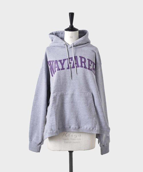 kha:ki(カーキ)の「「KHA:KI / カーキ」リメイクフードパーカーREMAKE P/O HOODIE"WAYFARER"(パーカー・レディース・ブラック/ネイビー/トップグレー・1)」の18枚目の写真