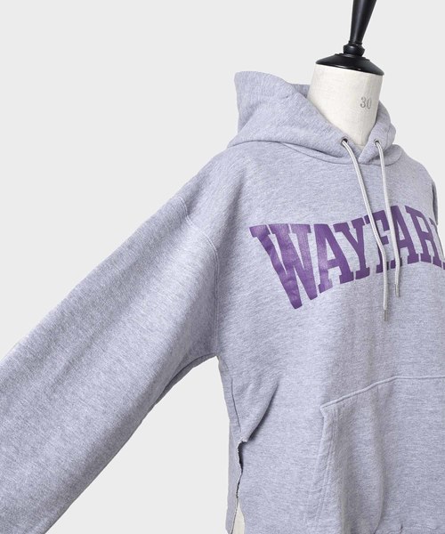 kha:ki(カーキ)の「「KHA:KI / カーキ」リメイクフードパーカーREMAKE P/O HOODIE"WAYFARER"(パーカー・レディース・ブラック/ネイビー/トップグレー・1)」の17枚目の写真