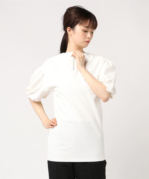 MAISON SPECIAL パフスリーブ トップス ブルー MAISON SPECIAL パフスリーブ トップス ブルー - メルカリ