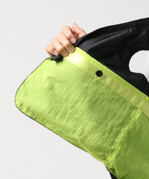 go slow caravan（ゴースローキャラバン）の「ナイロンオックスムラ染めフェスト (MENS/WOMENS)（ベスト・メンズ・ブラック/ベージュ・FREE）」の5枚目の写真