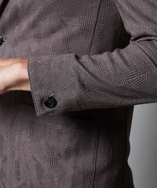 MICHEL KLEIN HOMME (ミッシェルクランオム)の「シャツブルゾン(TSメイサイ)(シャツ/ブラウス・メンズ・カーキ/ライトグレー/ブラック・46/51/48)」の19枚目の写真