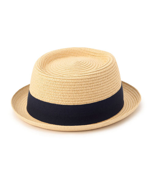 GRILLO（グリーロ）の「GRILLO: ソリッドテープ ハット（ハット・メンズ・ベージュ/ブラウン・ONE SIZE）」の4枚目の写真