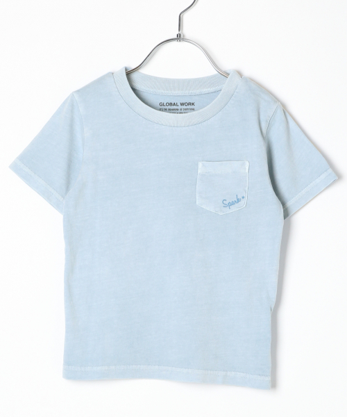 GLOBAL WORK（グローバルワーク）の「【キッズ】ピグメントポケT半袖/828105（Tシャツ/カットソー・キッズ・ライトブルー/カーキ/ダークグレー/ライトピンク/ベビーピンク/チャコールグレー/ブルー系その他/グリーン系その他7・LARGE/MEDIUM/XX-LARGE/SMALL/X-LARGE）」の7枚目の写真