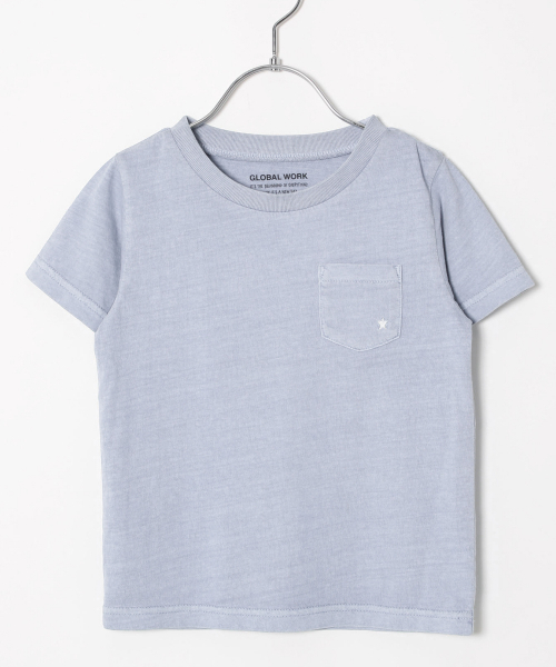 GLOBAL WORK（グローバルワーク）の「【キッズ】ピグメントポケT半袖/828105（Tシャツ/カットソー・キッズ・ライトブルー/カーキ/ダークグレー/ライトピンク/ベビーピンク/チャコールグレー/ブルー系その他/グリーン系その他7・LARGE/MEDIUM/XX-LARGE/SMALL/X-LARGE）」の14枚目の写真