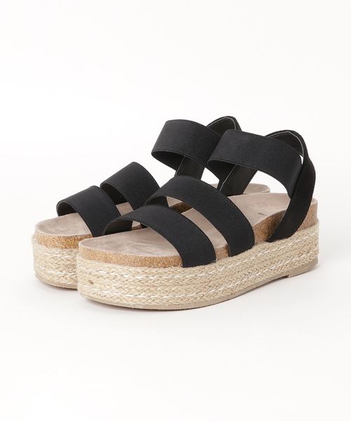 minia（ミニア）の「厚底フットベットゴムサンダル　[ minia ]（サンダル・レディース・ブラック/グレー/グリーン/ワイン・S/M/L/LL）」の20枚目の写真