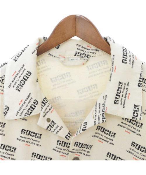 ブランド古着】インビテーション グッチスタンプデニムジャケット  