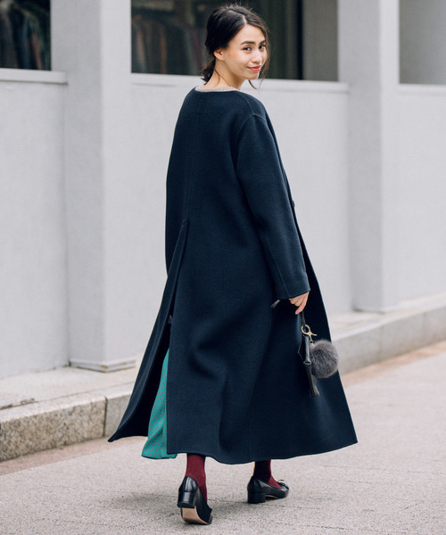 Munich（ミューニック）の「イタリーダブルフェイスウール ノーカラー