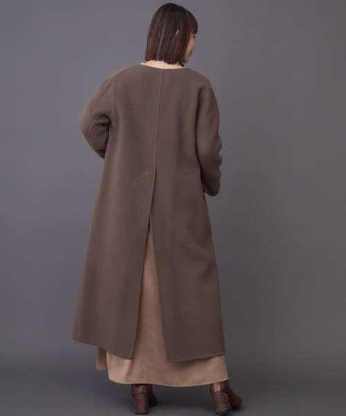 Munich（ミューニック）の「イタリーダブルフェイスウール ノーカラー