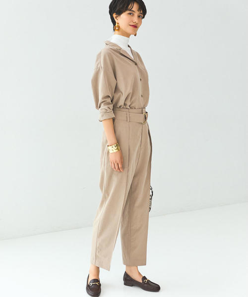 green label relaxing(グリーンレーベルリラクシング)の「FM オープンカラー シャツ(シャツ/ブラウス・レディース・ベージュ/ネイビー/ブラウン・FREE)」の16枚目の写真