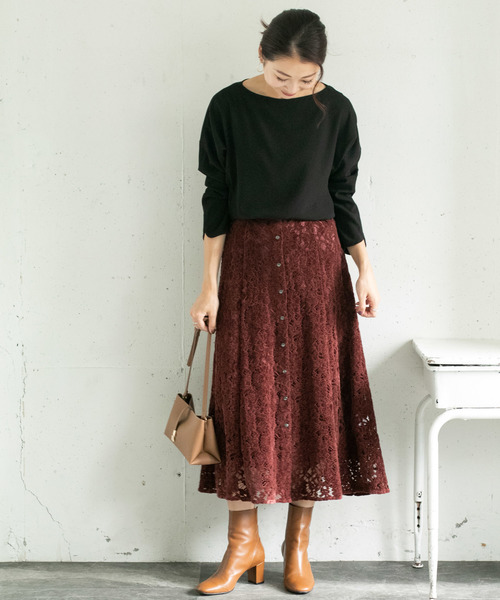 セール】フラワーレースモールスカート∴（スカート）｜URBAN RESEARCH