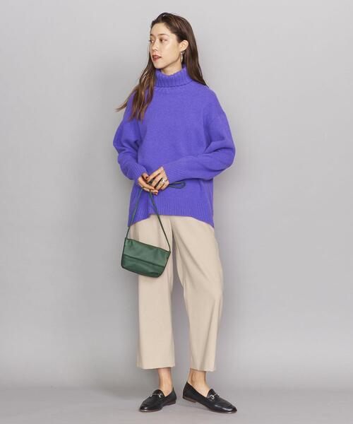 BEAUTY&YOUTH UNITED ARROWS(ビューティーアンドユースユナイテッドアローズ)の「BY オックスストレートワイド9分丈パンツо(その他パンツ・レディース・パープル/ベージュ/ネイビー・MEDIUM/SMALL)」の19枚目の写真