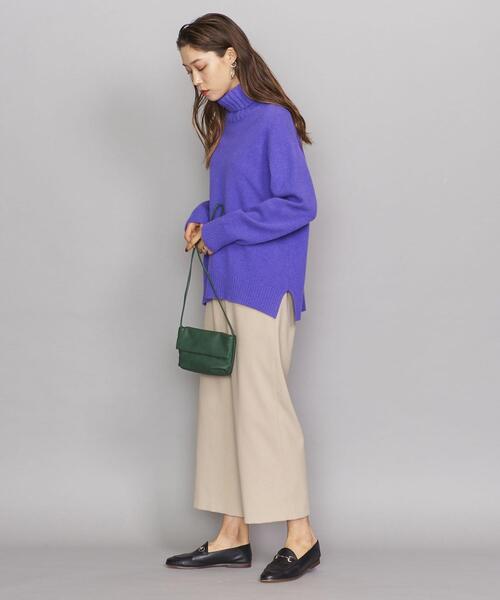 BEAUTY&YOUTH UNITED ARROWS(ビューティーアンドユースユナイテッドアローズ)の「BY オックスストレートワイド9分丈パンツо(その他パンツ・レディース・パープル/ベージュ/ネイビー・MEDIUM/SMALL)」の18枚目の写真