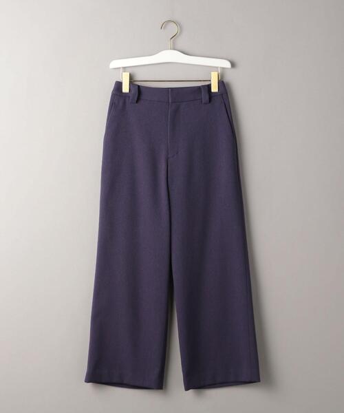 BEAUTY&YOUTH UNITED ARROWS(ビューティーアンドユースユナイテッドアローズ)の「BY オックスストレートワイド9分丈パンツо(その他パンツ・レディース・パープル/ベージュ/ネイビー・MEDIUM/SMALL)」の4枚目の写真