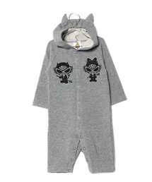 « 新品 » ヒステリックミニ ハチ ミニちゃん しっぽ 角付き ロンパース HYSTERIC MINI - ハチさん♡セットの通販 by M｜ヒステリック