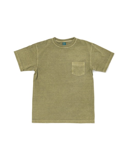 Good On(グッドオン)の「GOOD ON S/S CREW NECK POCKET T-SHIRTS B (グッドオン クルーネック ポケットTシャツ)(Tシャツ/カットソー・メンズ・パープル/イエロー/ボルドー/セージグリーン/ミント・S/M/L/XL)」の7枚目の写真
