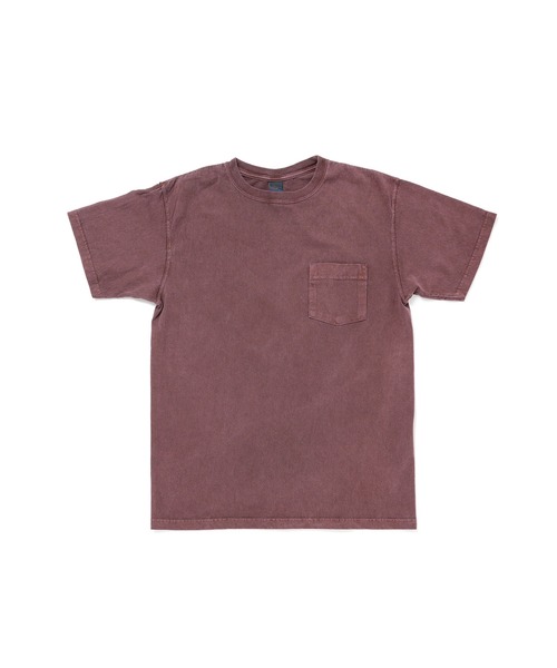 Good On(グッドオン)の「GOOD ON S/S CREW NECK POCKET T-SHIRTS B (グッドオン クルーネック ポケットTシャツ)(Tシャツ/カットソー・メンズ・パープル/イエロー/ボルドー/セージグリーン/ミント・S/M/L/XL)」の11枚目の写真