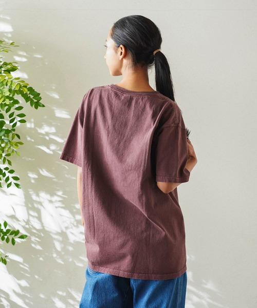 Good On(グッドオン)の「GOOD ON S/S CREW NECK POCKET T-SHIRTS B (グッドオン クルーネック ポケットTシャツ)(Tシャツ/カットソー・メンズ・パープル/イエロー/ボルドー/セージグリーン/ミント・S/M/L/XL)」の19枚目の写真