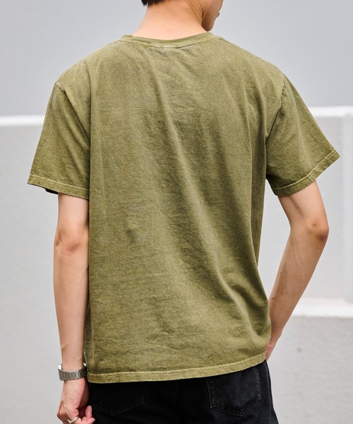 Good On(グッドオン)の「GOOD ON S/S CREW NECK POCKET T-SHIRTS B (グッドオン クルーネック ポケットTシャツ)(Tシャツ/カットソー・メンズ・パープル/イエロー/ボルドー/セージグリーン/ミント・S/M/L/XL)」の22枚目の写真