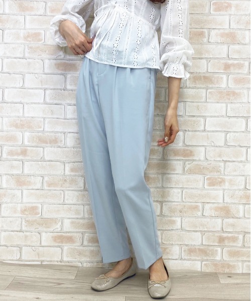 apres jour（アプレジュール）の「MILKテーパードパンツ【ZOZOTOWN限定アイテム】（その他パンツ・レディース・ブラック/アイボリー/ベージュ/ダークブラウン/ミント/サックスブルー/パープル・フリー）」の20枚目の写真