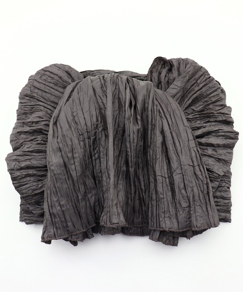 utatane(ウタタネ)の「作り帯 utatane しわ兵児たれ結び(和装小物・レディース・ホワイト/エンジ/グレー/ターコイズブルー/オレンジ/グリーン/アイボリー/ライトブラウン/ミント/マジェンタ/マスタード/ラベンダー/チョコ/ベビーピンク/ブルーグリーン/ワイン/グレイッシュブルー/サーモンピンク/レモンイエロー/スモークピンク/フレッシュイエロー/ネイビー/ブラック・FREE)」の6枚目の写真