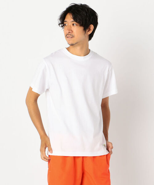 FREDY MAC（フレディーマック）の「ハウスタグ ハイクオリティTシャツ（Tシャツ/カットソー・メンズ・ホワイト/ベージュ/オレンジ/ラベンダー・M/L）」の2枚目の写真