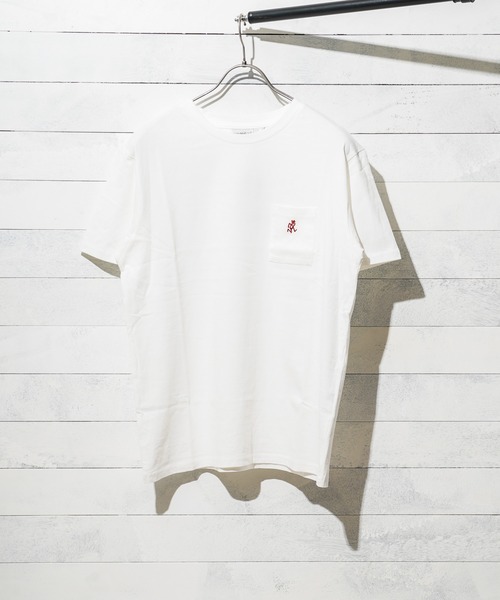 Gramicci(グラミチ)の「/GRAMICCI/ONE POINT TEE(Tシャツ/カットソー・レディース・ホワイト/ブラック/ベージュ/アッシュ・LARGE/X-LARGE/MEDIUM/X-SMALL/SMALL)」の2枚目の写真