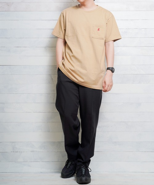 Gramicci(グラミチ)の「/GRAMICCI/ONE POINT TEE(Tシャツ/カットソー・レディース・ホワイト/ブラック/ベージュ/アッシュ・LARGE/X-LARGE/MEDIUM/X-SMALL/SMALL)」の12枚目の写真