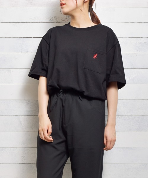 Gramicci(グラミチ)の「/GRAMICCI/ONE POINT TEE(Tシャツ/カットソー・レディース・ホワイト/ブラック/ベージュ/アッシュ・LARGE/X-LARGE/MEDIUM/X-SMALL/SMALL)」の15枚目の写真