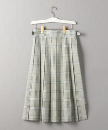 beautiful people チェック柄プリーツスカート beautiful people｜チェックボックスプリーツスカート