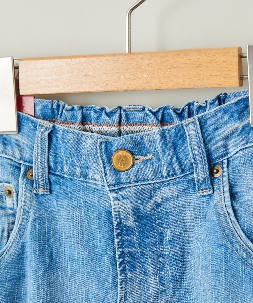 cepo（セポ）の「デニムイージークロップドパンツ（デニムパンツ・レディース・インディゴブルー/スカイブルー/ライトインディゴブルー/カーキ/オフホワイト・S/M/L）」の16枚目の写真