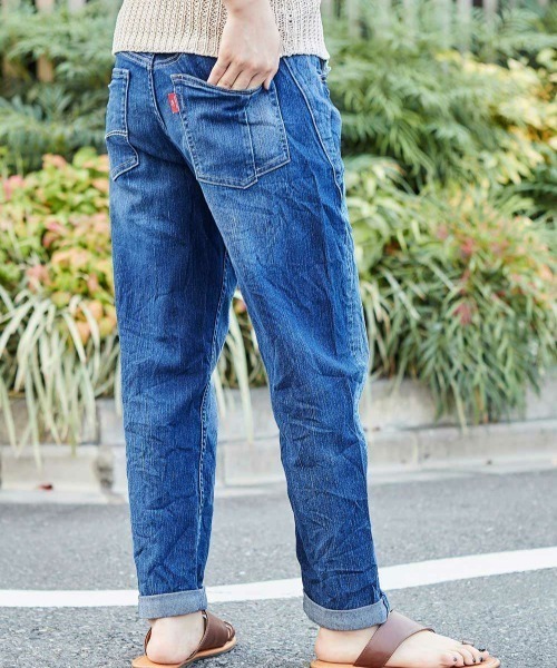 セール】デニムイージークロップドパンツ（デニムパンツ）｜cepo