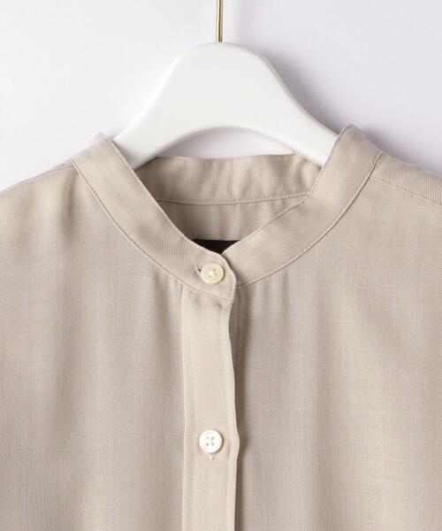 green label relaxing（グリーンレーベルリラクシング）の「FM ウーステッド ボイル シャツ ワンピース（ワンピース・レディース・オフホワイト/ブラウン/その他1/ブラック・FREE）」の22枚目の写真