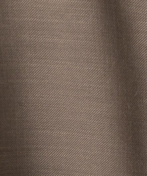 green label relaxing（グリーンレーベルリラクシング）の「FM ウーステッド ボイル シャツ ワンピース（ワンピース・レディース・オフホワイト/ブラウン/その他1/ブラック・FREE）」の17枚目の写真