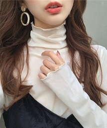 Loueme | メロウフリルシアートップス(Tシャツ/カットソー)