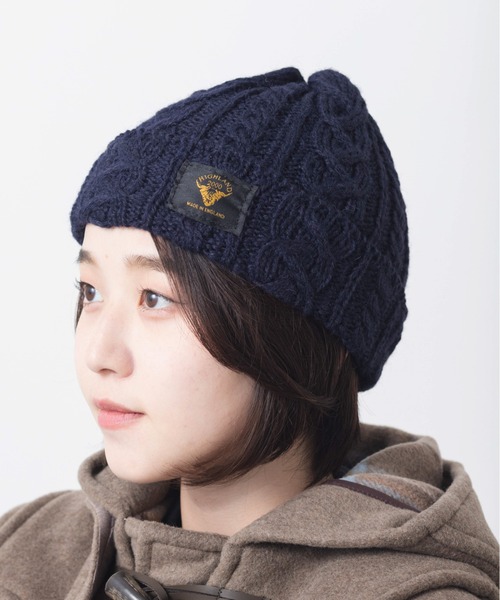 HIGHLAND 2000(ハイランドトゥーサウザンド)の「HIGHLAND 2000 アルパカウール ニット帽 ボブキャップ(ニットキャップ/ビーニー・レディース・ライトグレー/ホワイト/ネイビー/ライトブルー/ダークグリーン/オリーブ/カーキ/オレンジ/イエロー/パープル/レッド/ブルー/チャコール/アクア/キャメル/ボルドー/ベビーピンク/ミント/ダークブルー/ブラック・FREE)」の10枚目の写真