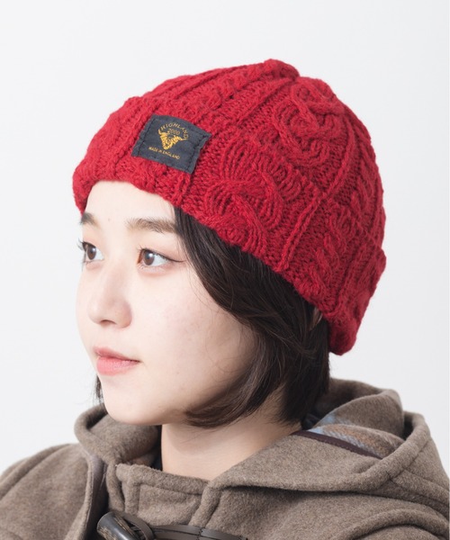 HIGHLAND 2000(ハイランドトゥーサウザンド)の「HIGHLAND 2000 アルパカウール ニット帽 ボブキャップ(ニットキャップ/ビーニー・レディース・ライトグレー/ホワイト/ネイビー/ライトブルー/ダークグリーン/オリーブ/カーキ/オレンジ/イエロー/パープル/レッド/ブルー/チャコール/アクア/キャメル/ボルドー/ベビーピンク/ミント/ダークブルー/ブラック・FREE)」の18枚目の写真